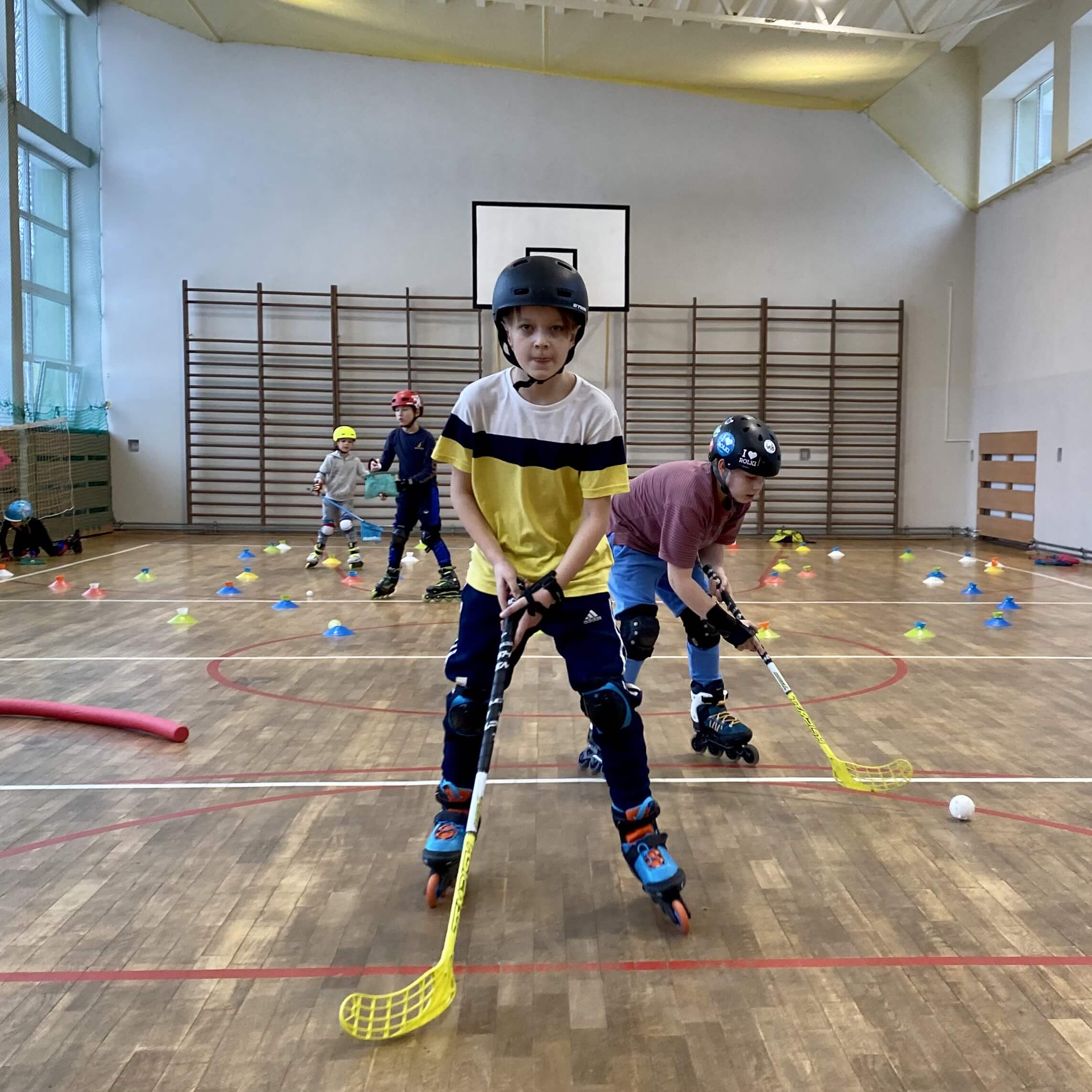 Nauka jazdy na rolkach w Olsztynie.